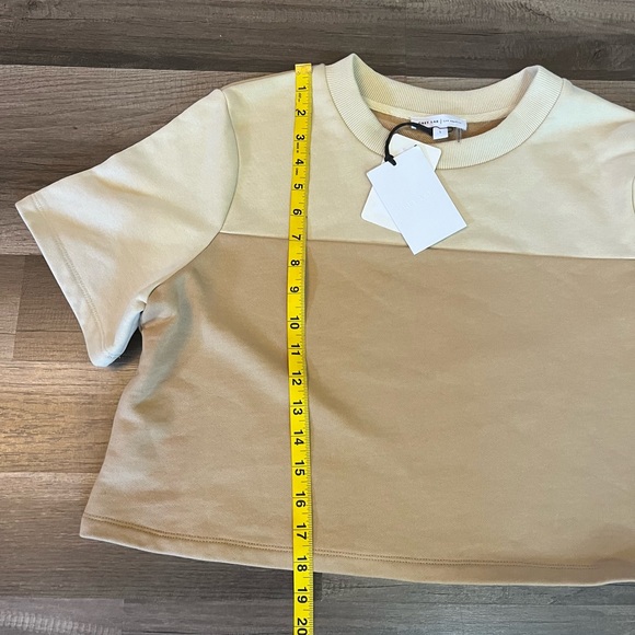 NWT Grey Lab Colorblock Cropped Top SZ L - Picture 7 of 11